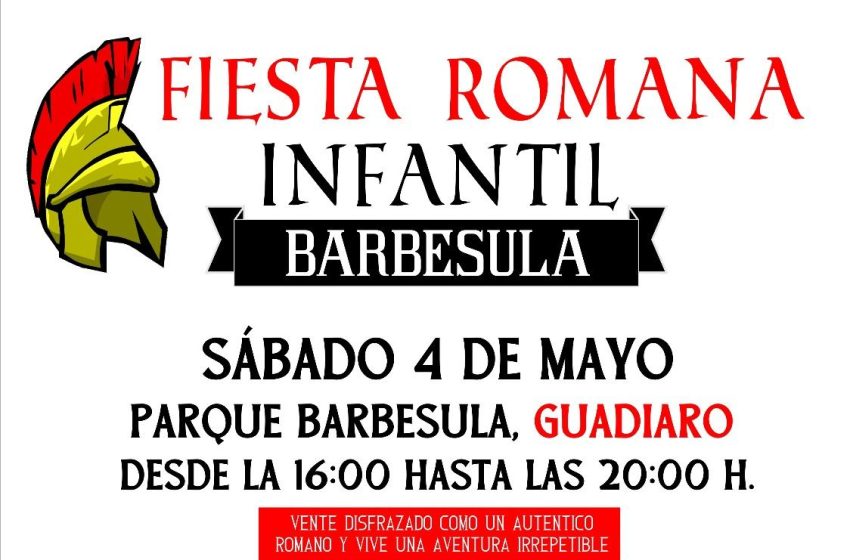  Fiestas romanas infantiles en Guadiaro y Guadarranque el primer fin de semana de mayo