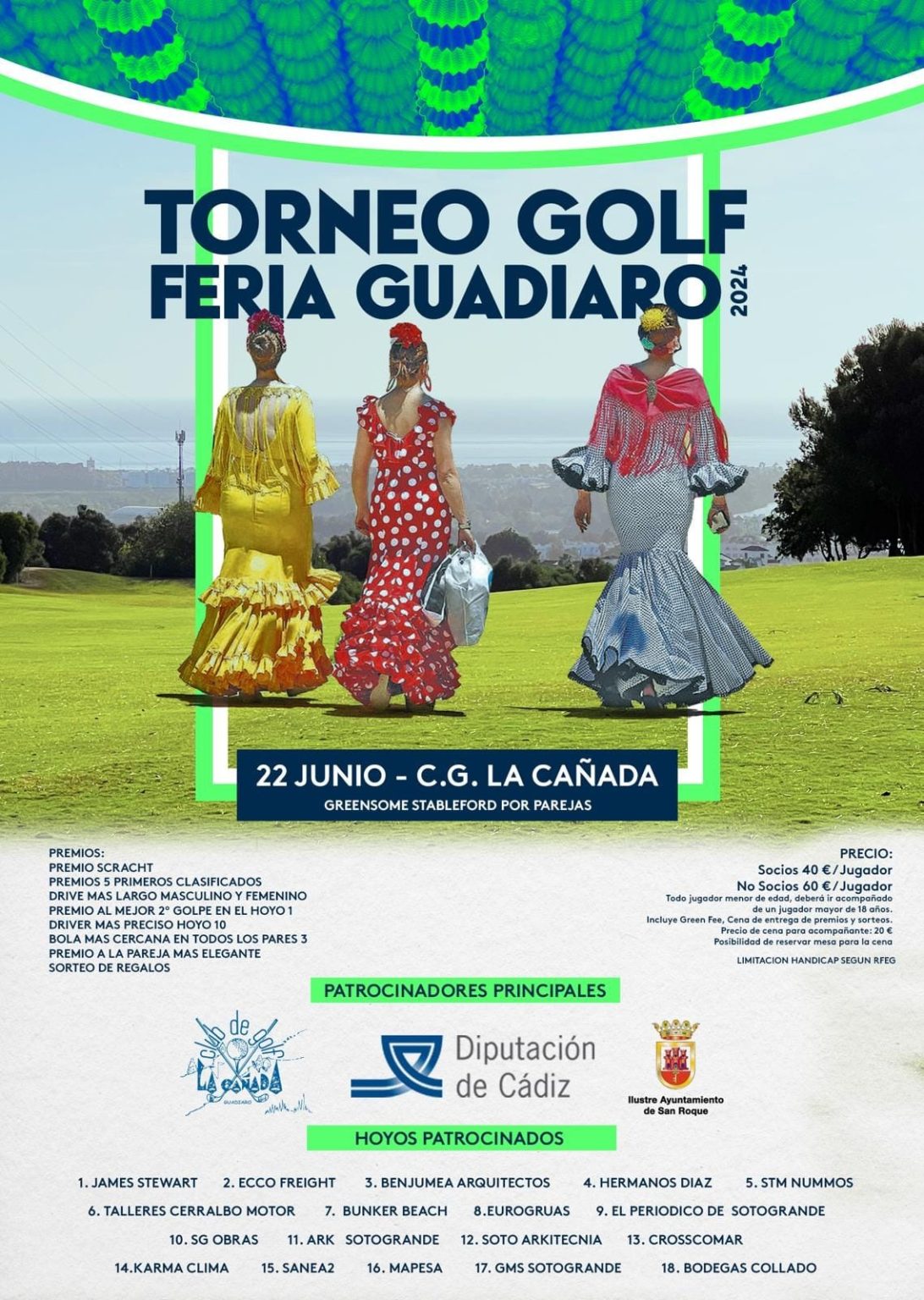 El XI Torneo de Golf Feria de Guadiaro 2024, el 22 de junio en La ...
